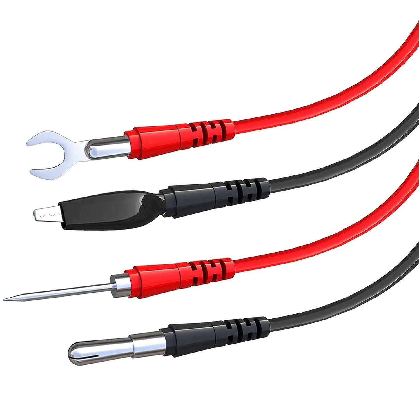 16PCS Multimeter Test Leads Kit - Replacement Test Wire Set with Alligator Clips, Banana Plugs Test Probes, for Multimeter
