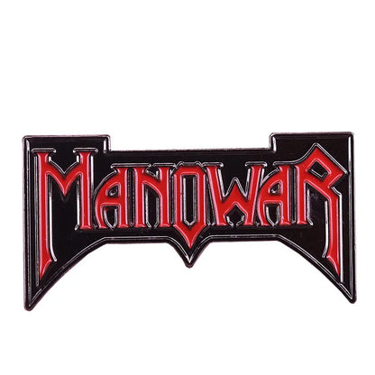 Worldwide Classic Band Logo Enamel Pin – Rap & Rock Music Badge for Hoodies, Backpacks, Decorative Accessories, Fan Gift
