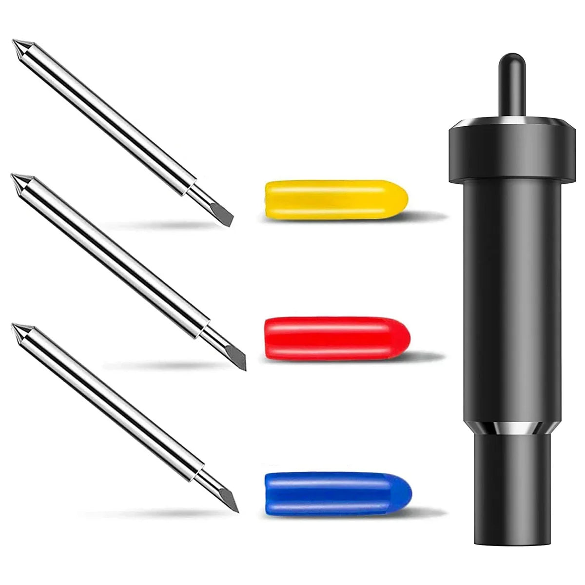 Replacement Cutting Blades for Cricut Maker & Explore Series – 30°/45°/60° Plotter Blades with Sturdy Housing