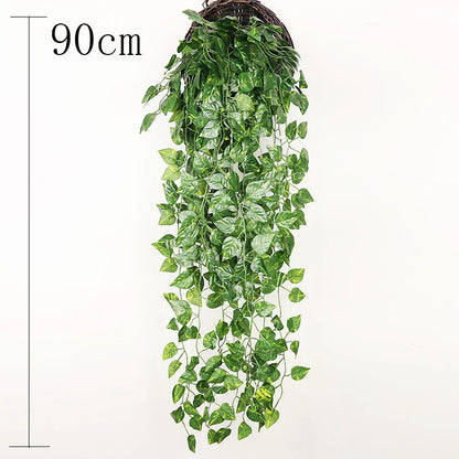 Handmade Wicker Rattan Wall Hanging Flower Planter – Garden Vine Basket Plant Holder