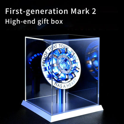 New Sale: Iron Man MK1 & MK2 Arc Reactors – Tony Stark's Mark Armor Heart with LED Lights, 1:1 Chest Lamp Toy Figure