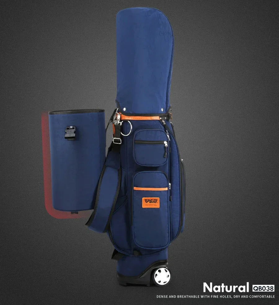 PGM Multi-Functional Golf Tug Ball Bag — Password Lock Checked Aviation Thermostatic Golf Bag QB038