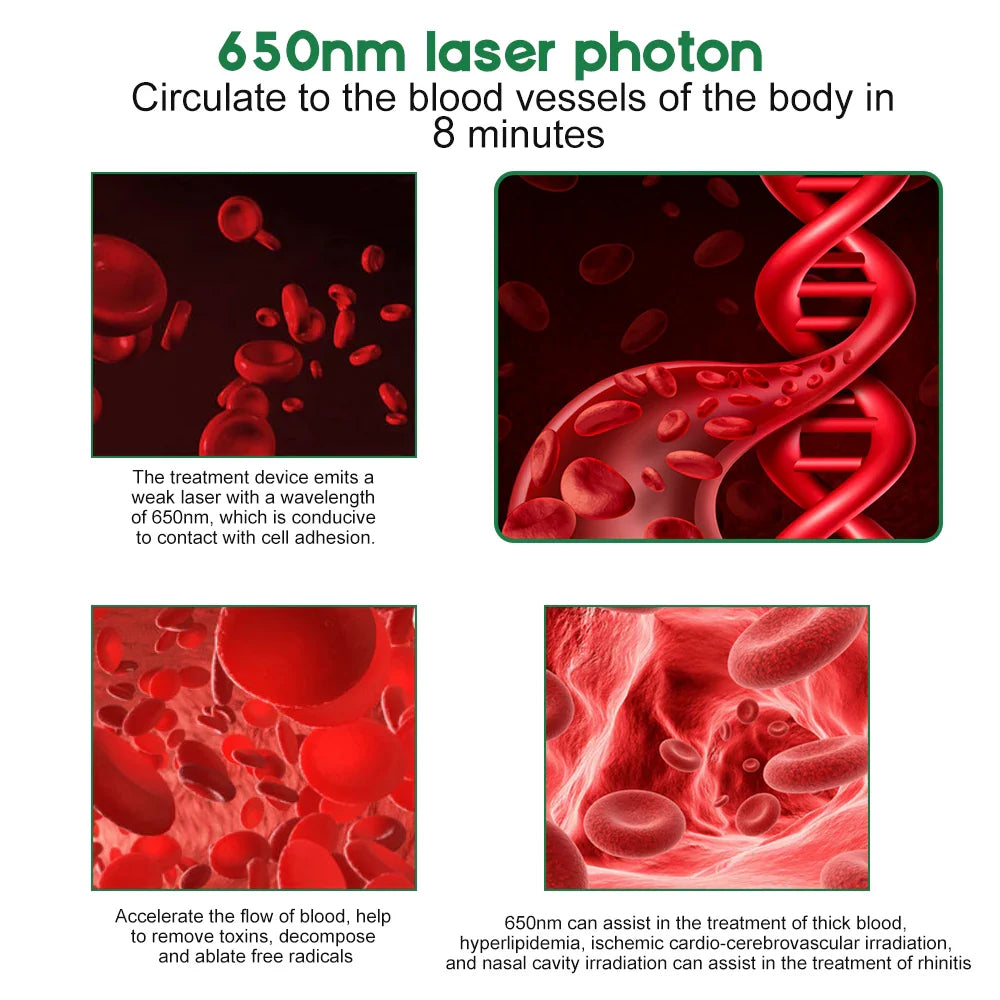Portable Nasal and Ear Canal Laser Irradiator – Rechargeable 650nm Neck-Hanging Laser for Tinnitus Reduction