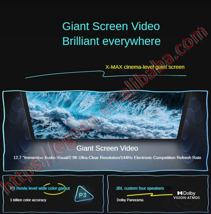 Lenovo Xiaoxin Pad Pro 12.7" 2025 Tablet – Dimensity 8300, 2.9K Resolution, 144Hz Refresh Rate, 10200mAh, WiFi Android
