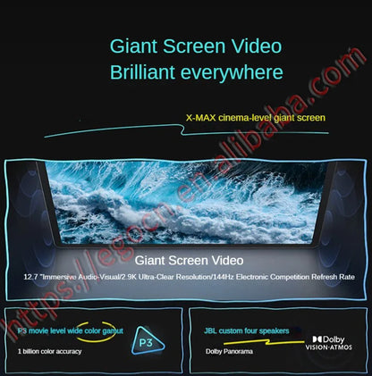 Lenovo Xiaoxin Pad Pro 12.7" 2025 Tablet – Dimensity 8300, 2.9K Resolution, 144Hz Refresh Rate, 10200mAh, WiFi Android