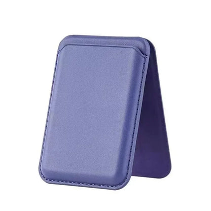 Strong Magnetic Leather Wallet with Hidden Stand – MagSafe Case & Card Holder for iPhone 13, 14, 15 Pro Max