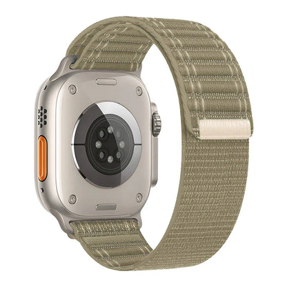 Nylon Strap for Apple Watch Band – Wave Pattern Bracelet for Ultra 2, iWatch Series 3-10, 38mm-49mm
