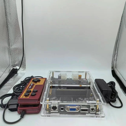NES RGB FC Video Game Console — VGA & CGA Output Dual Screen Arcade Gaming System with HDMI Interface, Famicom Cable Compatible