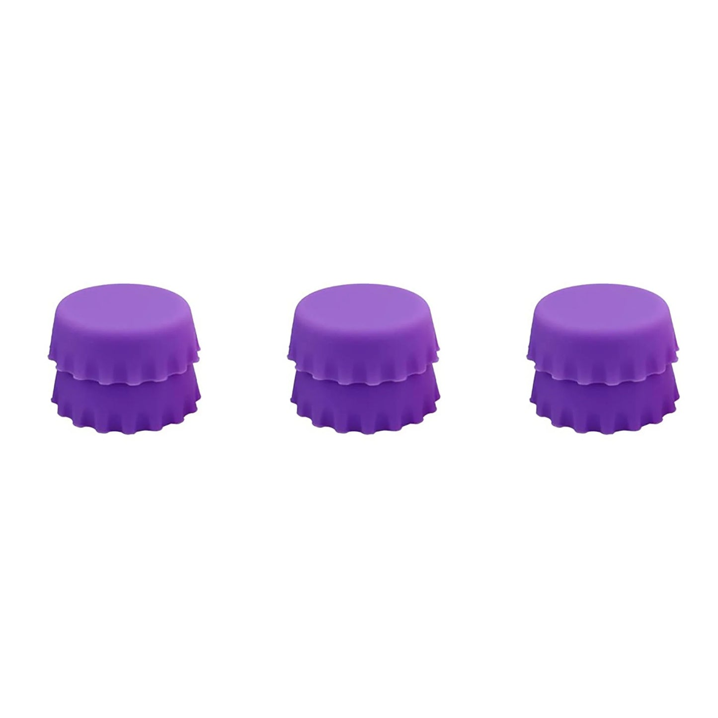 2/6/12pcs Silicone Beer Bottle Caps – Preservative Covers for Wine, Vinegar, Soy, and Cocktail Bottles