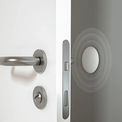 5/10pc White Rubber Door Stops — Self-Adhesive Wall Protectors & Non-Slip Bumper Guards