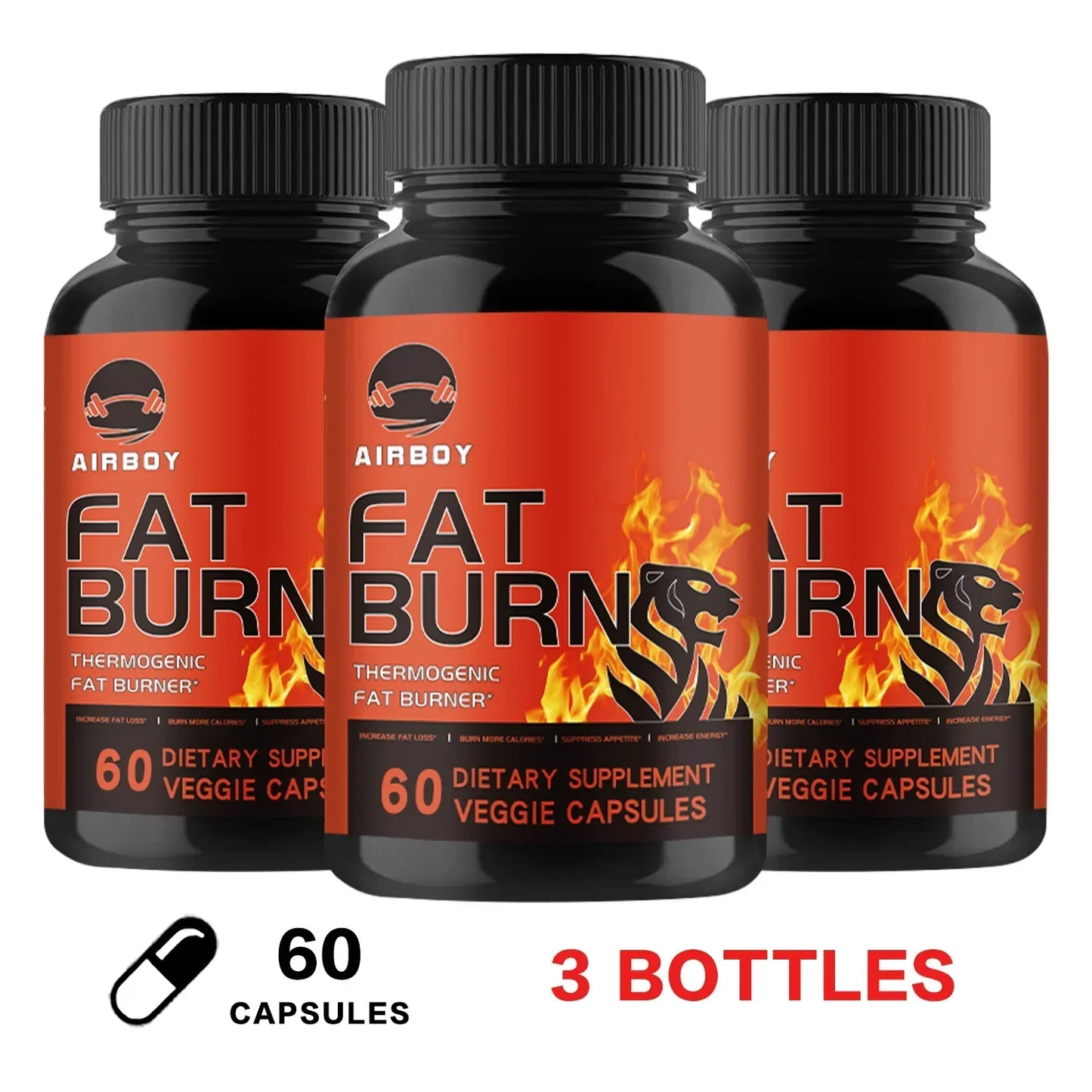 Burn-XT Fat Burner – Metabolism Booster, Energy Enhancer & Appetite Suppressant Weight Management Supplement for Fat Burning Support
