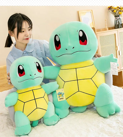 45cm Squirtle Plush Doll – Large Kawaii Pokémon Stuffed Turtle Pillow, Cute Christmas Gift Toy for Boys & Girls