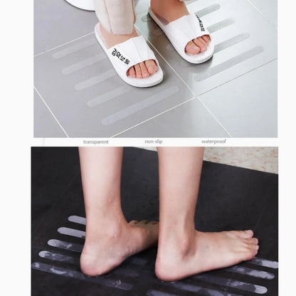 New Anti-Slip Shower Strips – Transparent Bath Safety Stickers for Bathtubs, Showers, Stairs & Floors