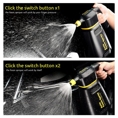 FoamBoss Electric Foam Sprayer — High-Pressure Snow Foam Cannon for Car Wash, Home & Garden Detailing