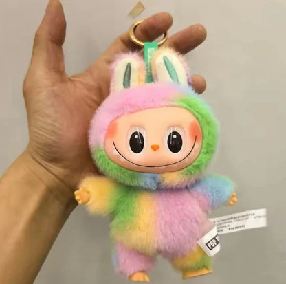 Labob-V4 Blind Box Plush Keychain — Cute Collectible Mystery Monster Figure, Macaron Surprise Anime Toy