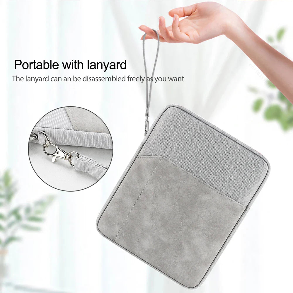 Portable Sleeve Bag for Kindle Paperwhite 1-7 and Kindle 10th/11th (2021/2022) - 6.8-Inch eBook Case Handbag Pouch