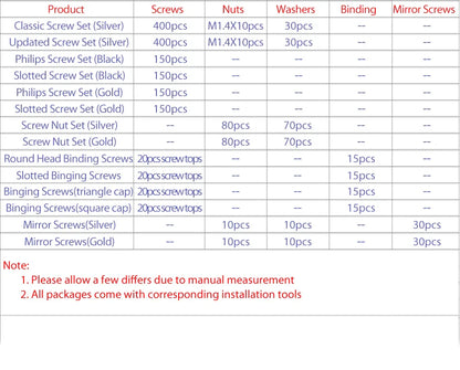 Eyeglass & Sunglass Repair Kit | Mini Screwdriver, Screws, Nuts, Nose Pads & Optical Tool Set