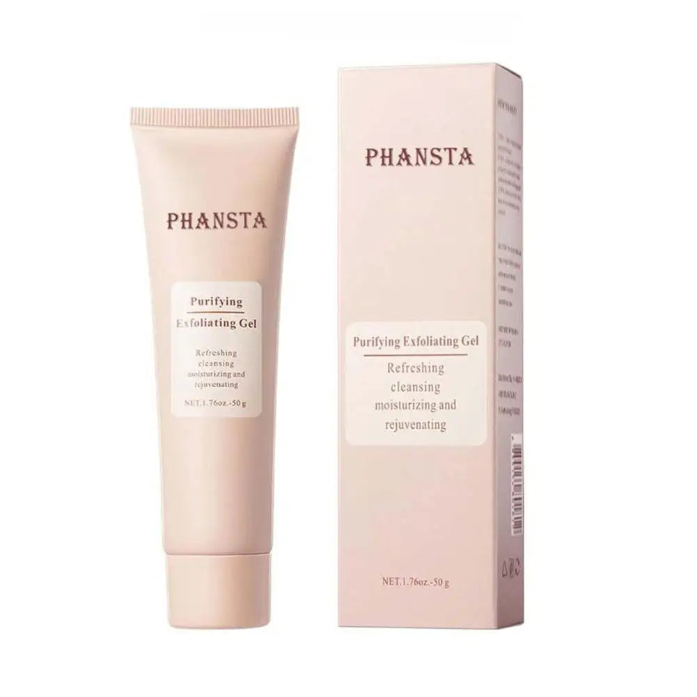 Face Exfoliating Gel - Deep Pore Cleansing, Dead Skin Removal & Moisturizing Facial Scrub