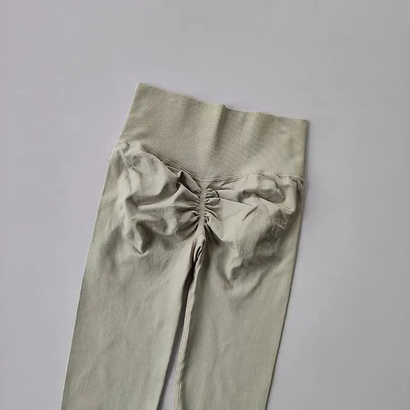 High Waist Women’s Yoga Leggings – Seamless Push-Up Fitness, Running & Gym Pants with Hip Lift and High Elasticity