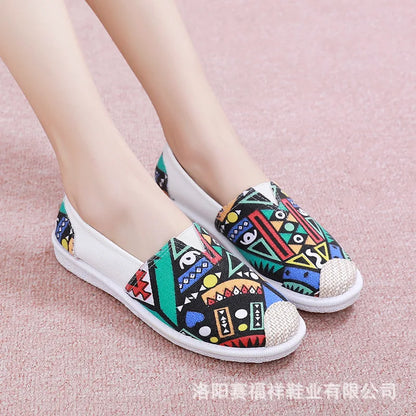 Women’s Summer Mesh Flat Shoes - Breathable Lightweight Slip-On Loafers & Casual Comfort Sneakers