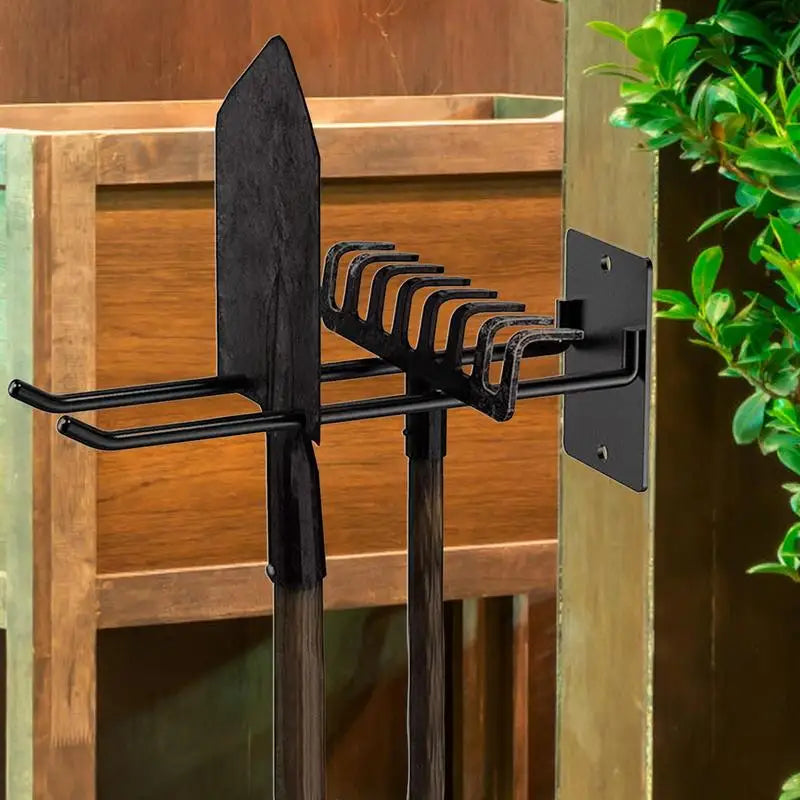 Efficient Garden Tool Hanger: Garage Wall Organizer for Garden Tools - Space-Saving Storage Hook for Brooms, Hoses, and More - Keep Your Garage Tidy and Organized