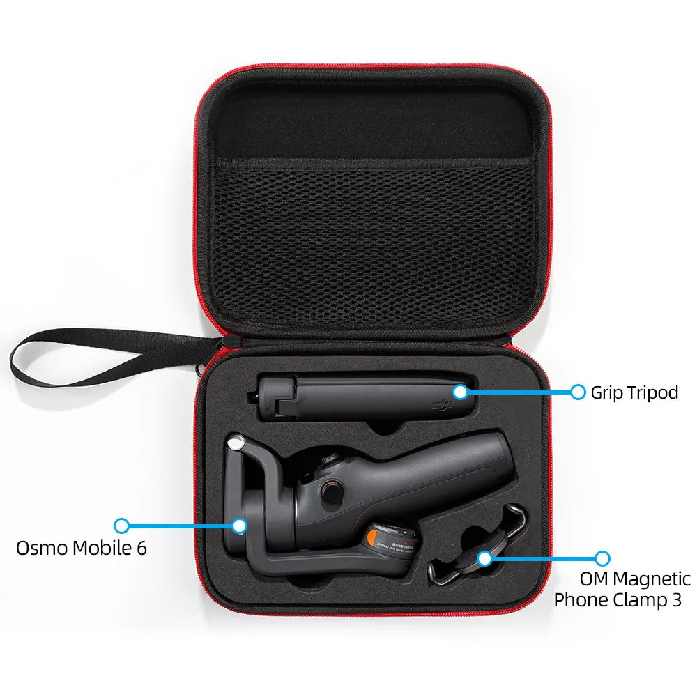 DJI Osmo Mobile 6 Storage Bag — Portable Waterproof Handheld Gimbal Case
