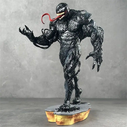 2024 Venom PVC Figure — Lying Position Venom Villain Alliance Spider-Man Anime Handmade Model Doll