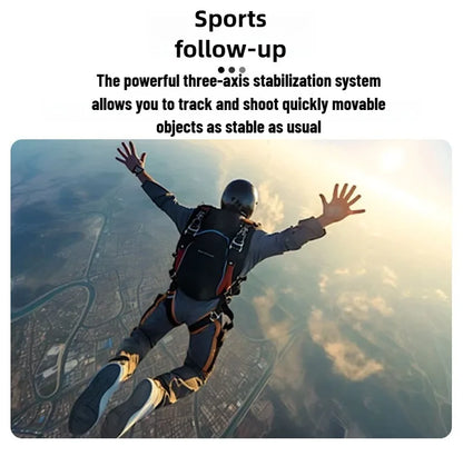 3-Axis Mobile Gimbal Stabilizer – Phone Video Recorder with Face & Object Tracking for Android & iPhone