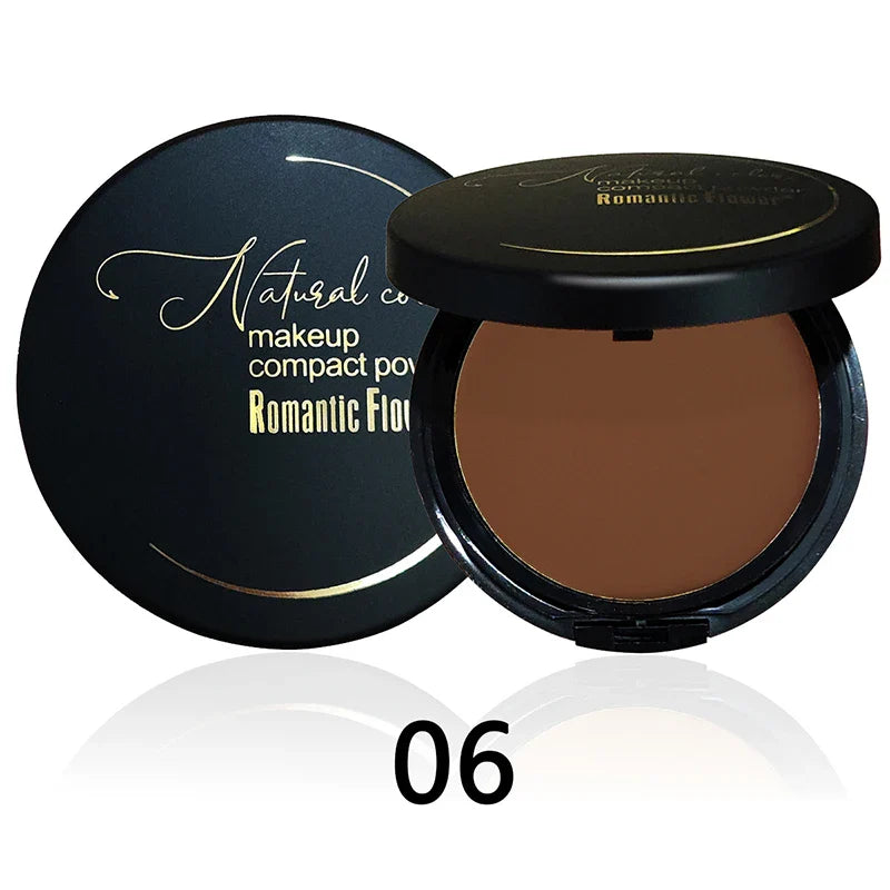 Sweat-Resistant Contouring Powder Palette – Matte Buildable Coverage for All Skin Tones with Highlight & Shadow