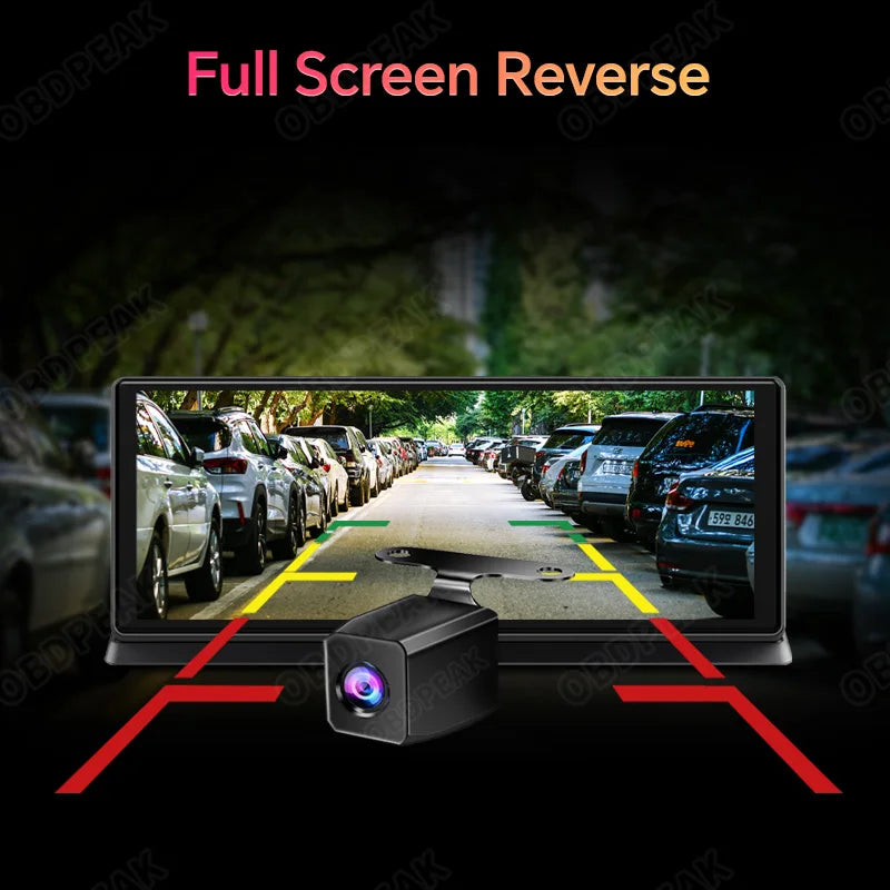 K2 Pro 11.3" 4K Dash Cam — Car DVR with Wireless CarPlay, Android Auto, 5G WiFi & GPS Navigation