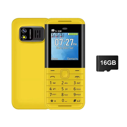 SERVO BM5310 Mini Mobile Phone — 3 SIM Card, 3-Standby, Auto Call Recorder, Bluetooth, Speed Dial & Magic Voice, 1.3" Compact Phone