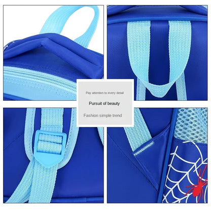 Disney Cartoon Animal Design Backpack – 3D Pattern Schoolbag for Boys, Kindergarten Gift