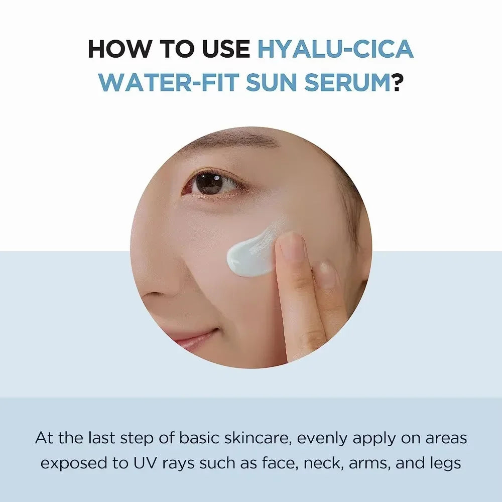 SKIN1004 Korean Centella Sun Serum SPF50+ — Hyaluronic Acid UV Protection for Sensitive Skin