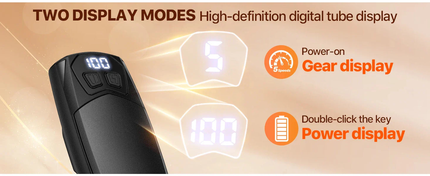 2-Pack Rechargeable Hand Warmers 2000mAh – Electric Pocket Heater for Christmas, Outdoors, Hunting, Golf & Camping