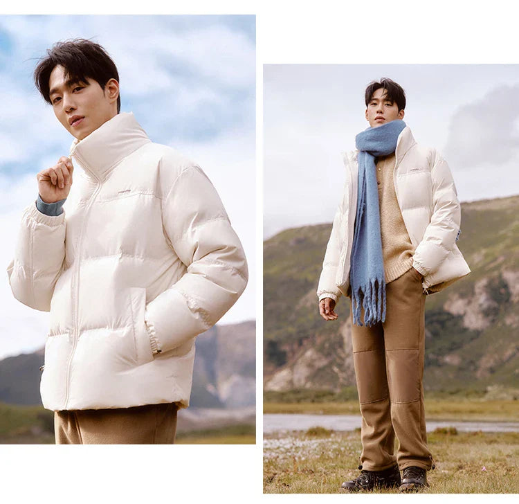 Semir 2024 Winter Down Jacket – Windproof, Waterproof Puffer Coat for Men and Women, Cold-Proof Outerwear for Couples