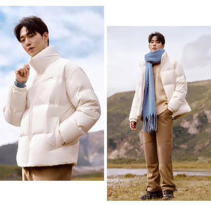 Semir 2024 Winter Down Jacket – Windproof, Waterproof Puffer Coat for Men and Women, Cold-Proof Outerwear for Couples