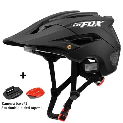 BATFOX MTB Road & Mountain Bike Helmet – Ultralight Integrally Molded Cycling Safety Helmet for Men & Women Bicycle Riding Casco Ciclismo Gear