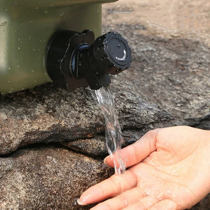 11L Portable Water Bucket – Large Capacity Drinking Canister with Detachable Leak-Proof Faucet for Outdoor Travel