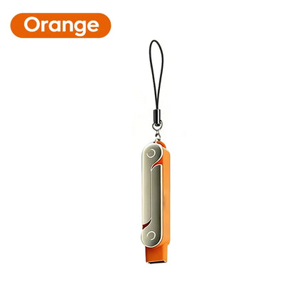 240W OTG Type-C Adapter – USB-C Male to Female Fast Charging & Data Transfer Converter with Foldable Holder Keychain Design