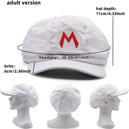 Anime Mario & Luigi Plush Hats — Kawaii Cappy, Princess Peach, Waluigi, Wario & Mushroom Stuffed Dolls, Birthday Gifts for Kids