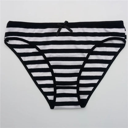 5-Pcs Women’s Cotton Panties Set – Sexy Bikini Briefs for Girls & Ladies, Free Shipping