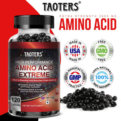 Advanced Bodybuilding Amino Acid Capsules – Boost Strength, Endurance, Muscle Mass & Energy
