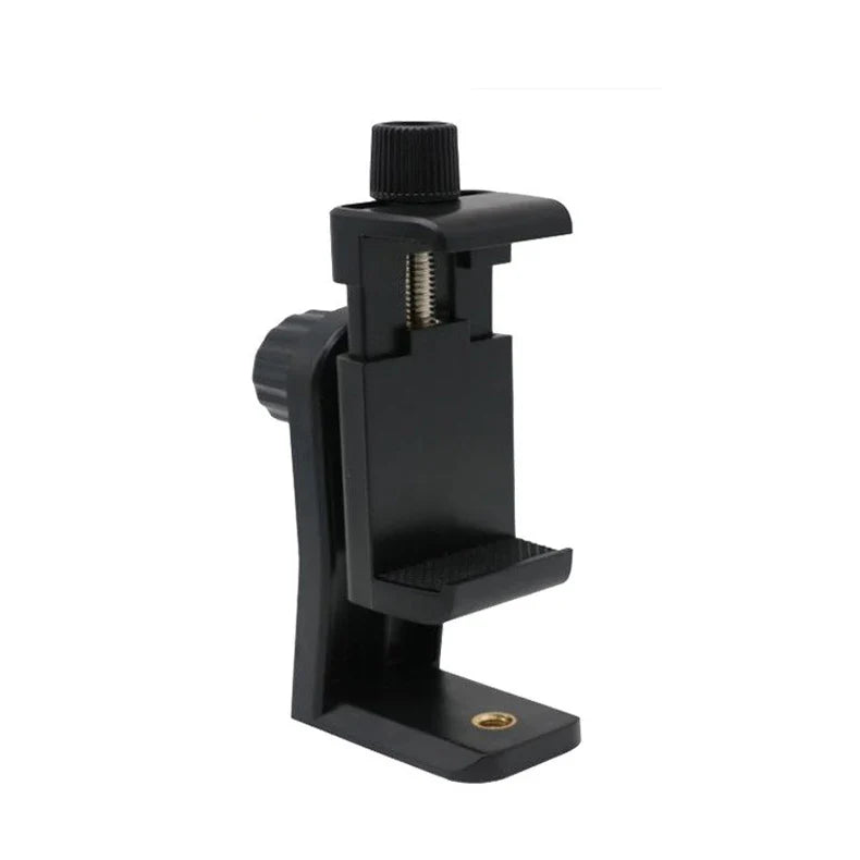 Rotatable Tripod Phone Mount Holder with Standard Screw Adapter, Digital Camera Bracket, Compatible with iPhone and Most Cellphones