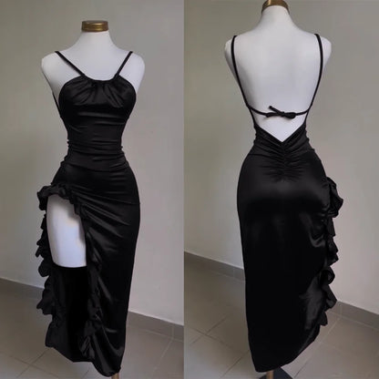 2024 Y2K Sexy Halter Spice Girl Dress – Summer Cross-Border Europe & US Trend