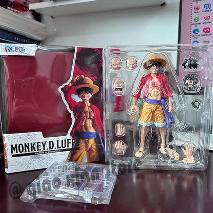 One Piece Action Figures - Luffy, Zoro, Ace Anime Models with Movable Joints for Kids' Birthday Gifts & Collection