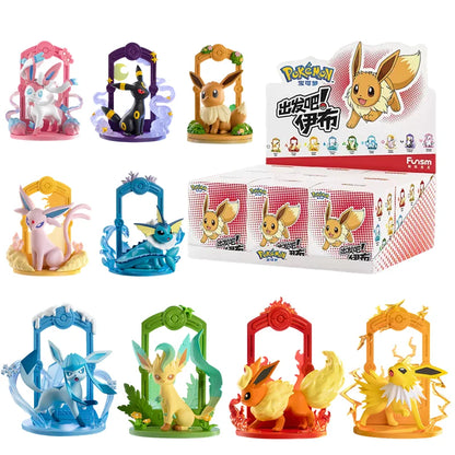 9-Style Pokemon Eeveelution Figures – Espeon, Sylveon, Glaceon, Leafeon, Vaporeon, Umbreon, Flareon Anime Pocket Monster Toy