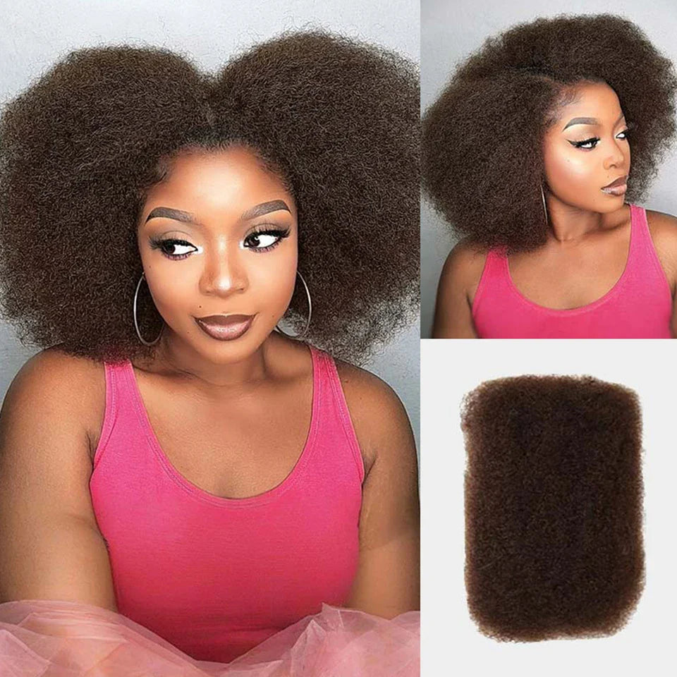 Black Pearl QVR Peruvian Kinky Curly Human Hair – 50g Afro Mini Twist Braiding Bundles 100% Remy Hair Extensions