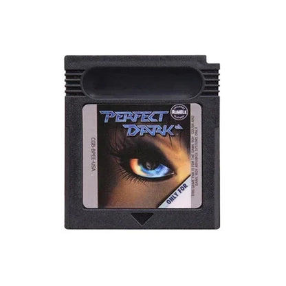 Perfect Dark GBC Game Cartridge (With Battery) — 8 Color Shells — USA Version — 16-Bit Game Card