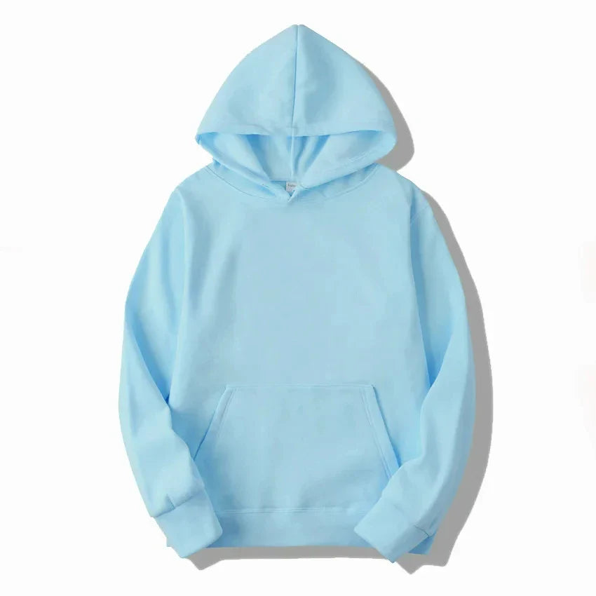 Fashion Men's & Women's Hoodies – Casual Solid Color Sweatshirts for Spring, Autumn, Winter