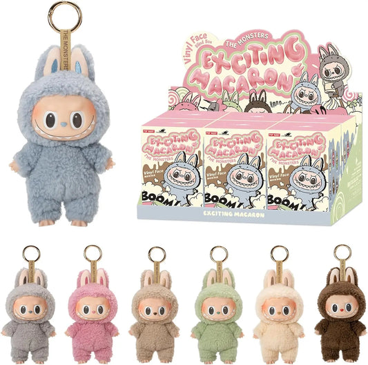 POP MART Labubu The Monsters Doll — Tasty Macarons Blind Box Vinyl Figure, Cute Food-Themed Collectible Toy Gift